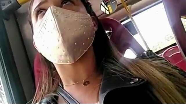 Masturbate on bus fingering masturbation public nudity